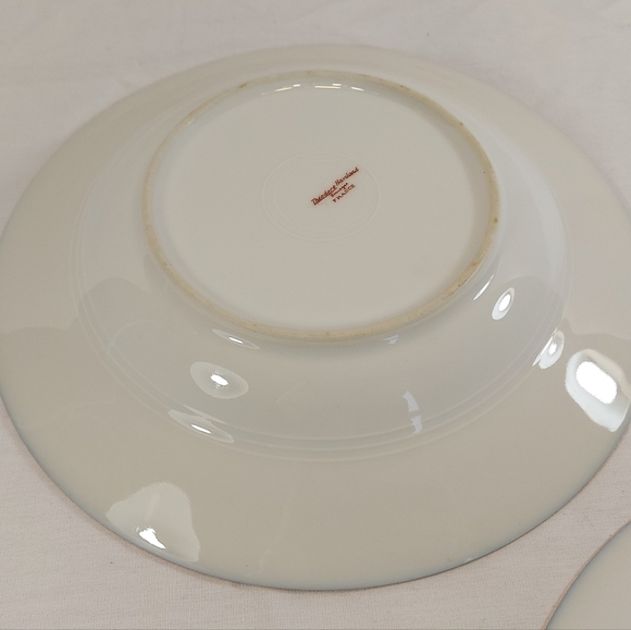 Theodore Haviland Limoges France Colbalt & Gold Soup Bowl, 9.25" Lot Of 2 - Picture 6 of 6